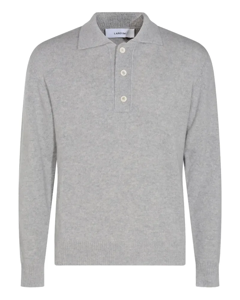 LARDINI Pullover mit Poloshirtkragen - Grau Grau