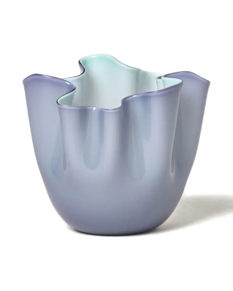 Venini Fazzoletto ruffled vase - Violett Violett
