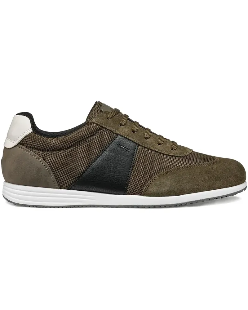 Geox Arthiene Sneakers aus Wildleder mit Mesh-Einsatz - Grün Grün