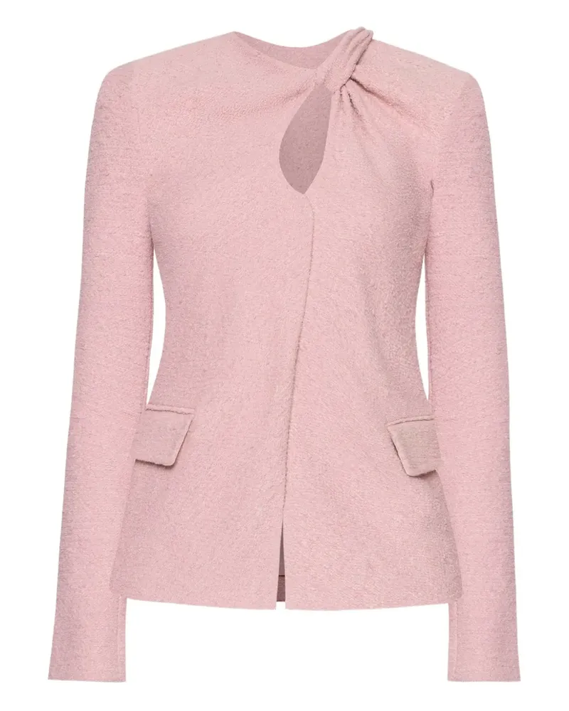 Oscar de la Renta Jacke mit Twist-Detail - Rosa Rosa