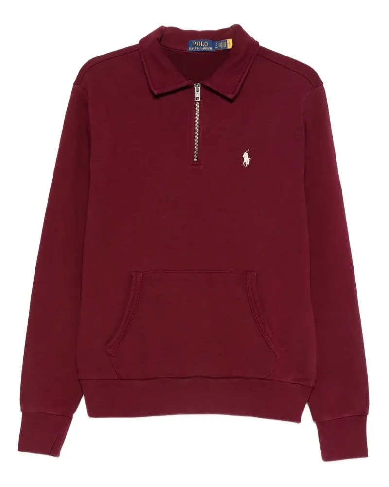 Ralph Lauren Poloshirt mit Reißverschluss - Rot Rot