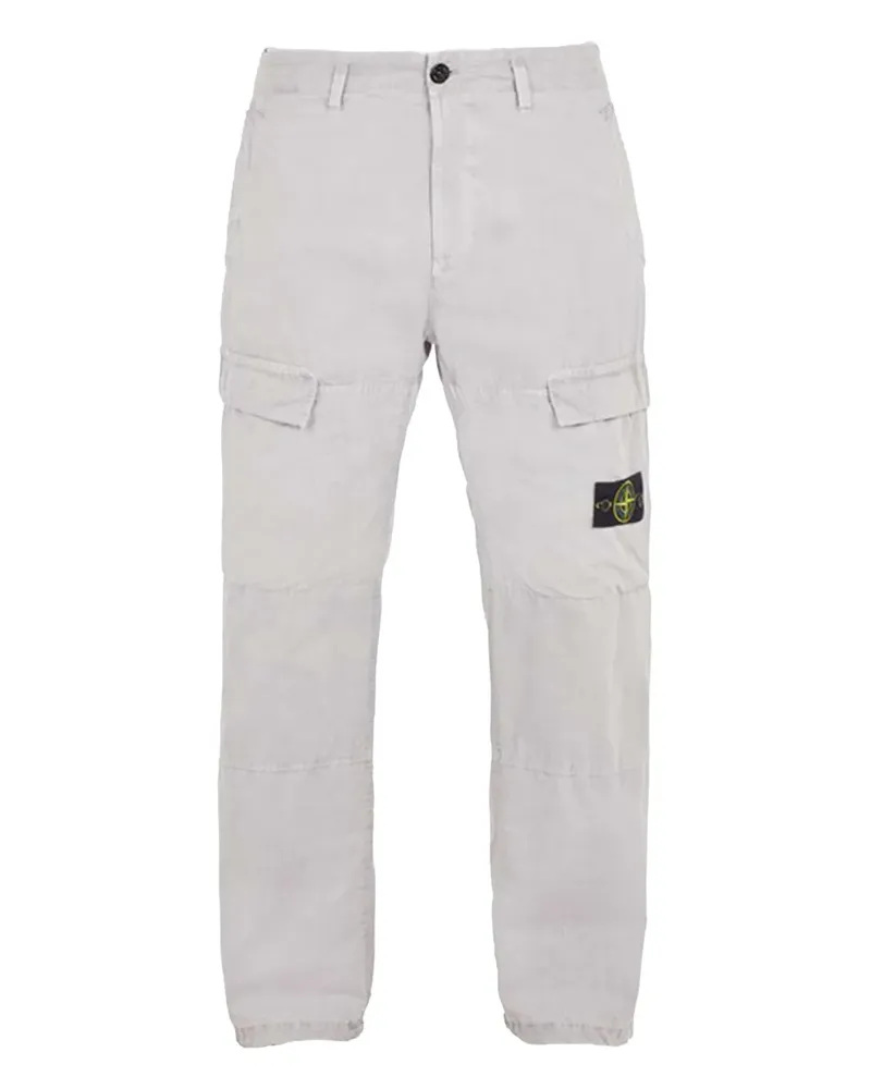 Stone Island Hose mit aufgesetzten Taschen - Grau Grau