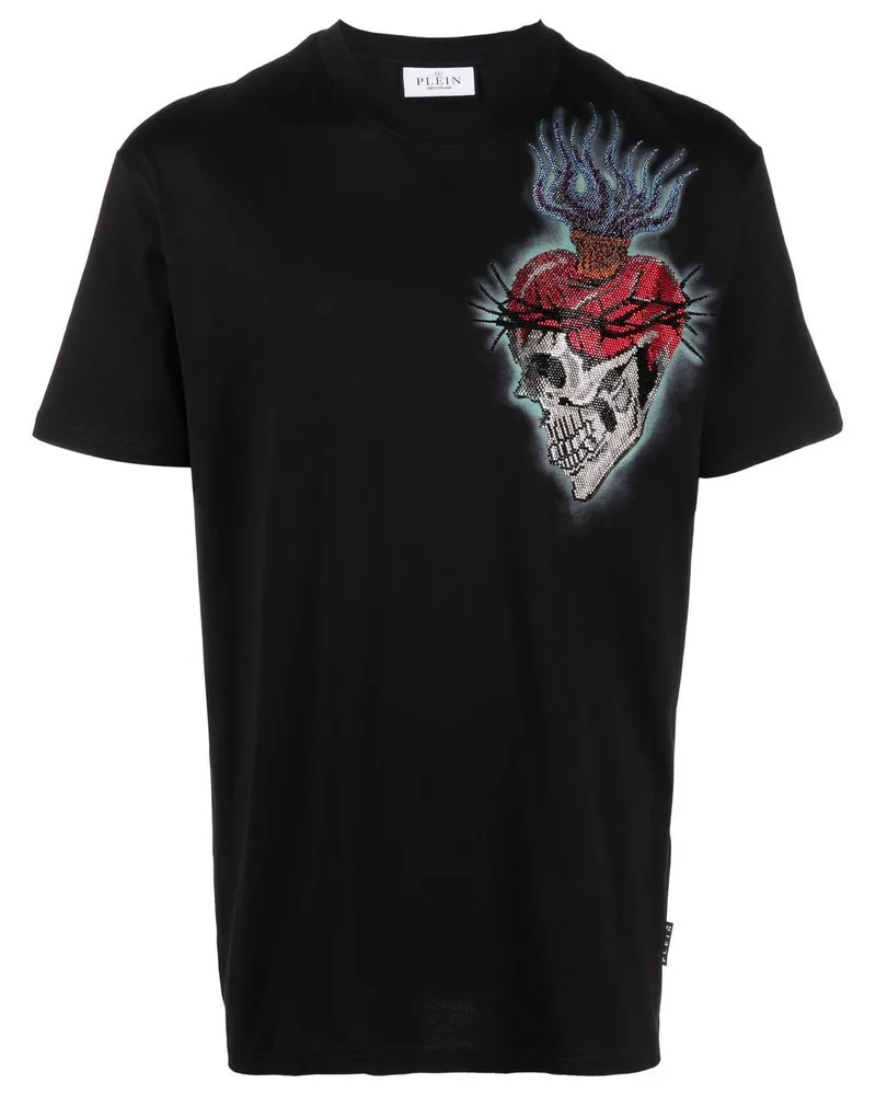 Philipp Plein T-Shirt mit Tattoo-Print - Schwarz Schwarz