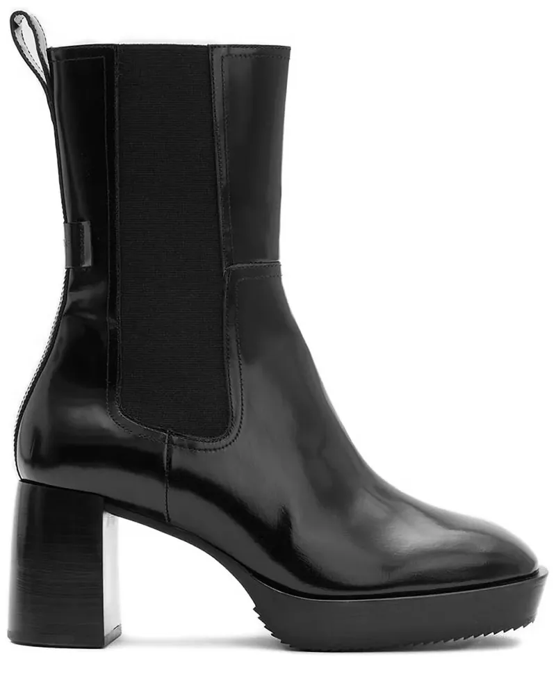 AllSaints Lottie platform block-heel boots - Schwarz Schwarz