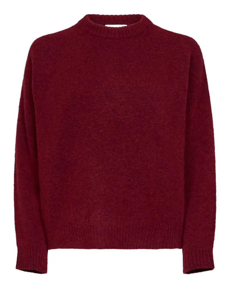 Max Mara Gerippter Pullover - Rot Rot