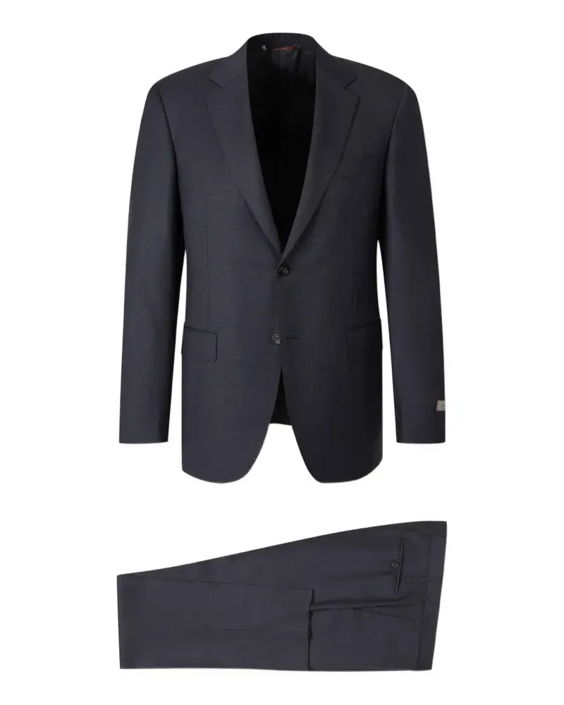 Canali Einreihiger Anzug - Blau Blau