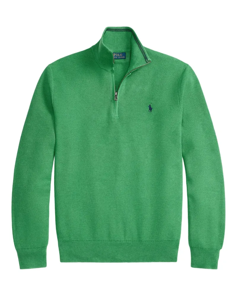 Ralph Lauren Pullover mit Viertelreißverschluss - Grün Grün