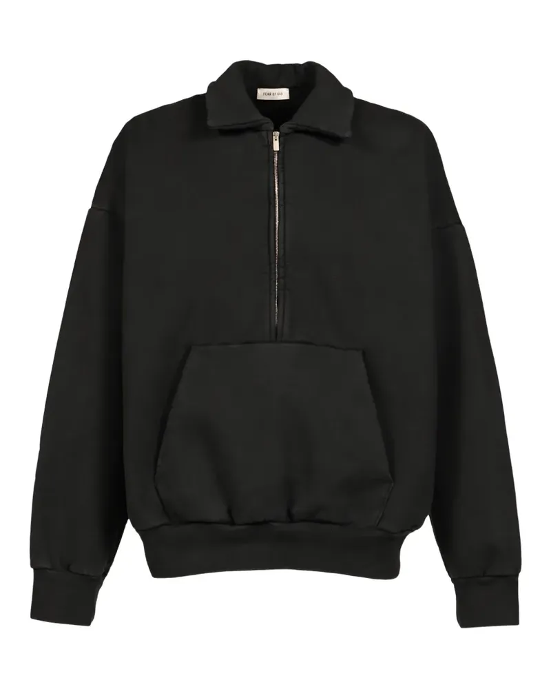 Fear of God half-zip front-pouch sweater - Schwarz Schwarz
