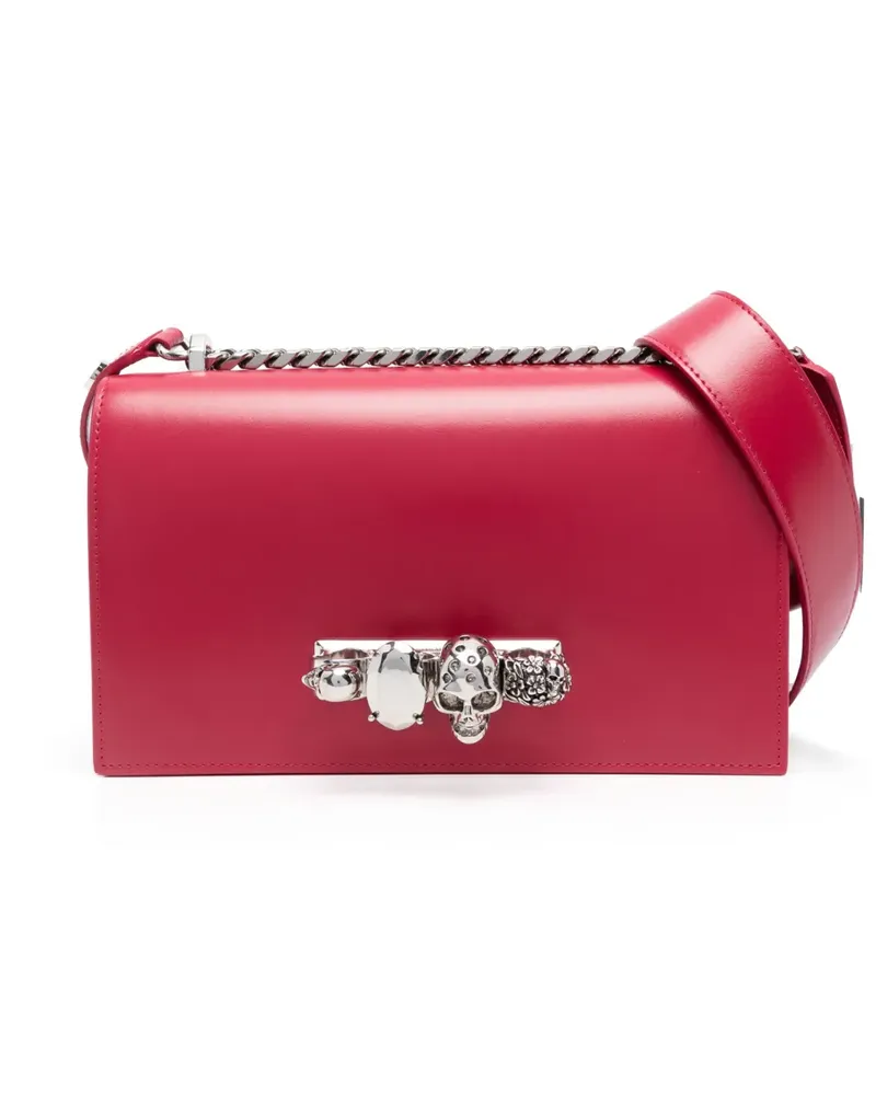 Alexander McQueen Jewelled Schultertasche - Rot Rot