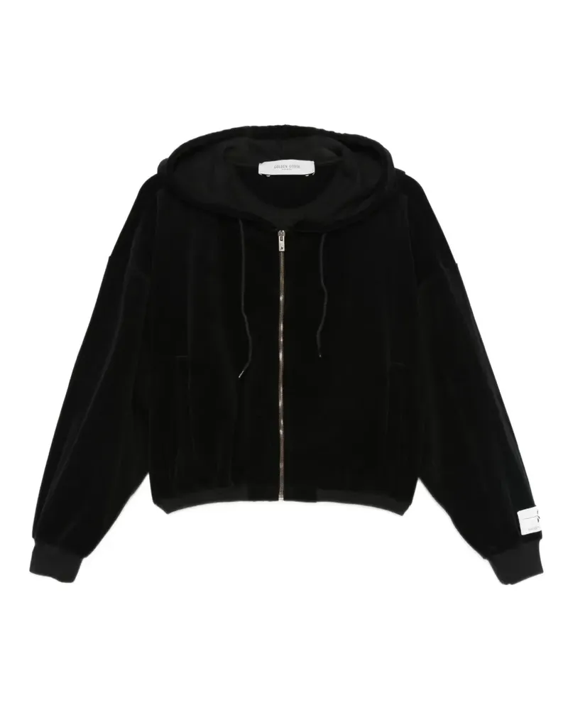 Golden Goose zip-up hoodie - Schwarz Schwarz