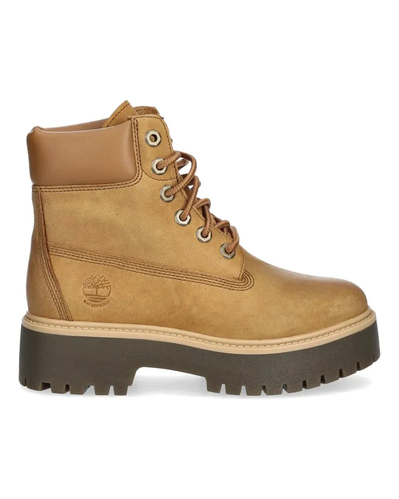 Timberland Wasserdichte Stone Street Plateau-Stiefel - Braun Braun