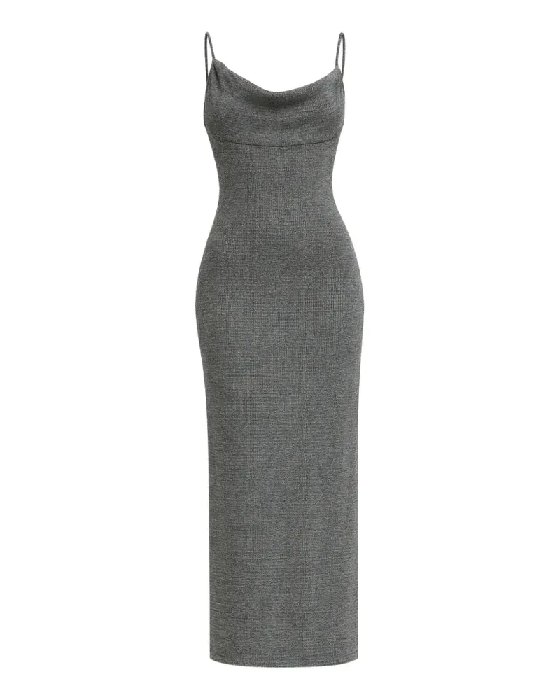 Reformation Gaia cowl-neck maxi dress - Grau Grau