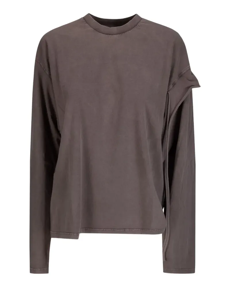 OTTOLINGER reconstructed long-sleeve T-shirt - Braun Braun