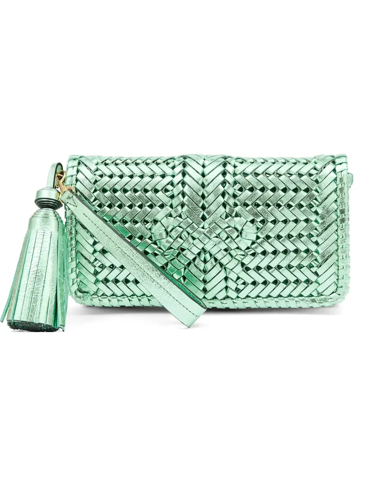 Anya Hindmarch Neeson tassel clutch bag - Grün Grün