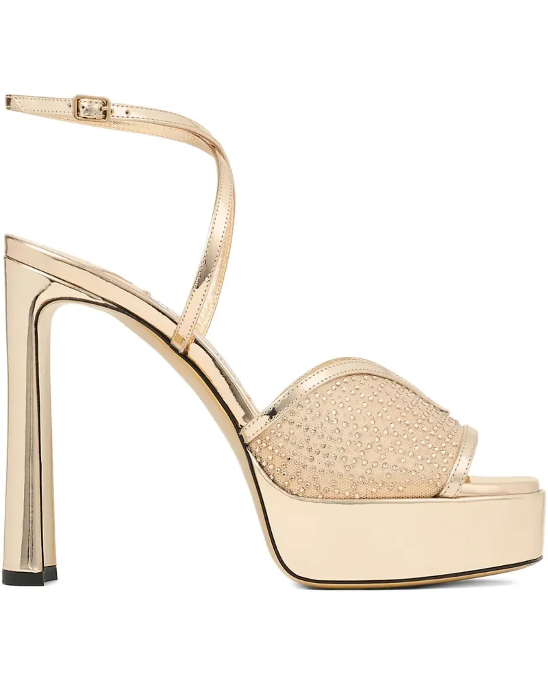 Jimmy Choo Karli Plateau-Sandalen 125mm - Gelb Gelb