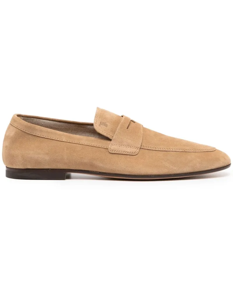 TOD'S Penny-Loafer aus Wildleder - Braun Braun
