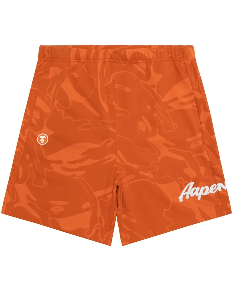 BAPE Shorts aus Baumwollgemisch - Orange Orange