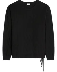 Dries van Noten Wattiertes T-Shirt Schwarz