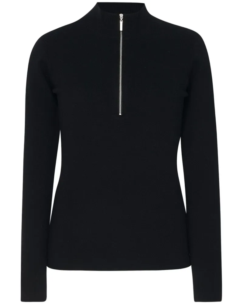 Rosetta Getty Gerippter Rollkragenpullover - Schwarz Schwarz