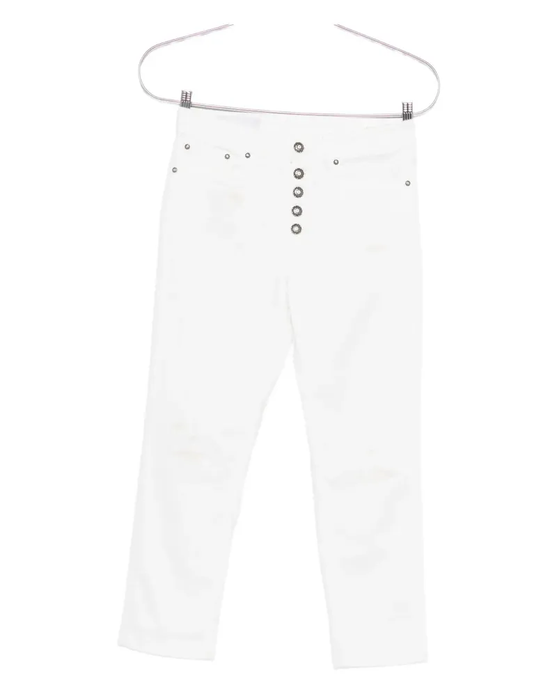 Dondup Klassische Cropped-Hose - Weiß Weiß
