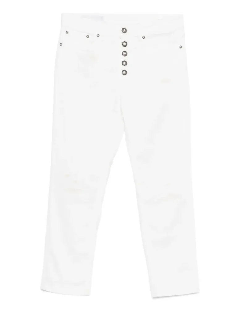 Dondup Klassische Cropped-Hose - Weiß Weiß