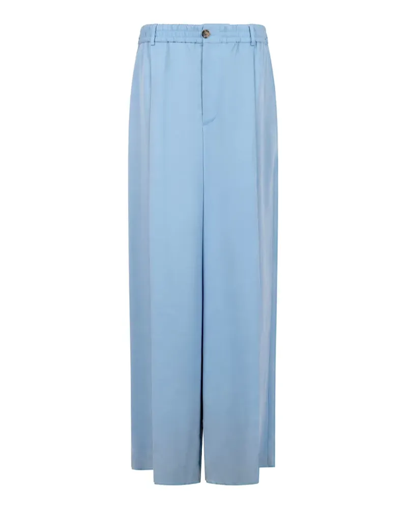 Marni elasticated pleat front trousers - Blau Blau