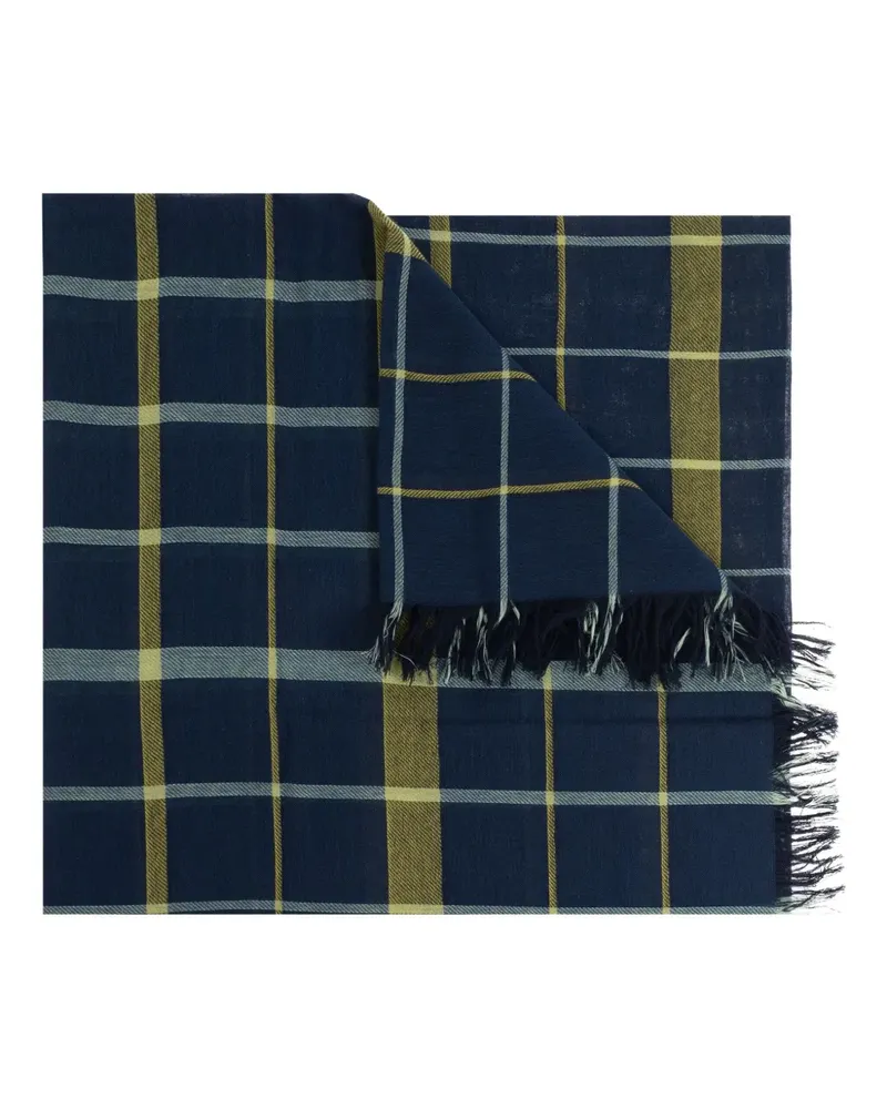 Issey Miyake Schal aus Baumwolle - Blau Blau