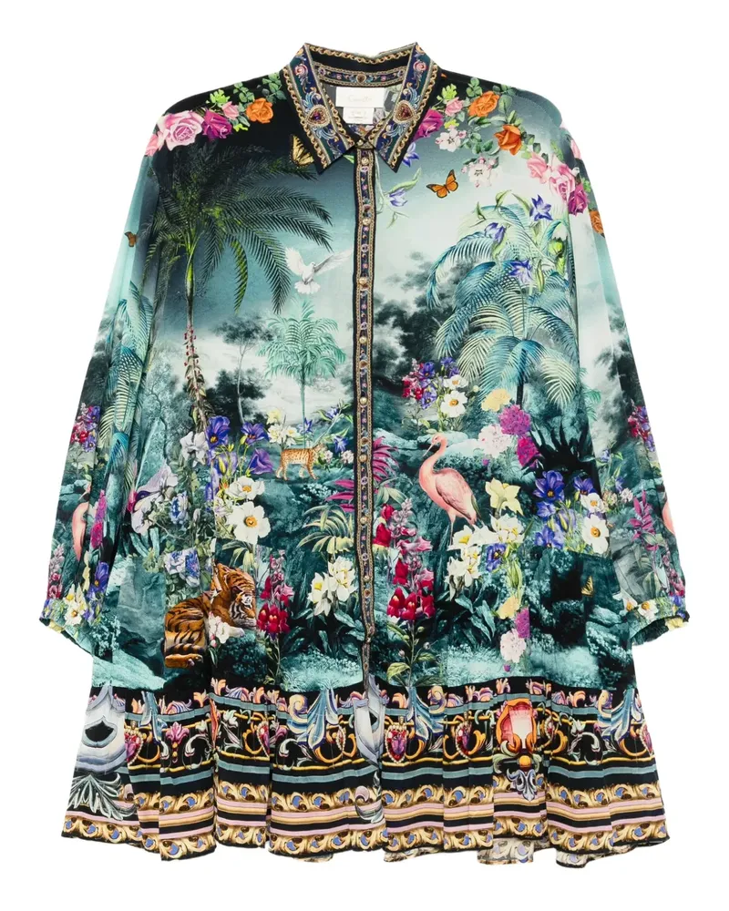 Camilla Basked In Baroque Kleid - Blau Blau