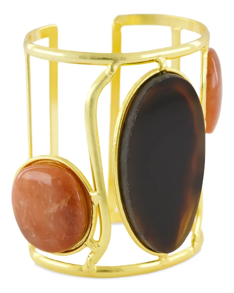 Sylvia Toledano Agate Jasper Armband - Gold Gold