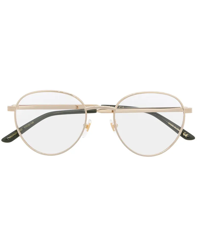 Gucci Brille mit rundem Gestell - Gold Gold