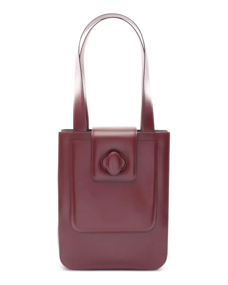 Cartier Mast Line Schultertasche - Rot Rot