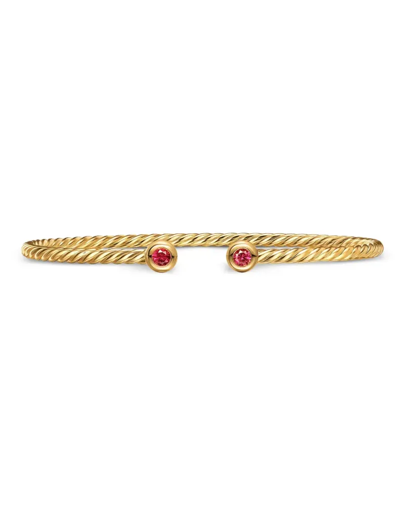 David Yurman micro Cablespira® flex bracelet - Gold Gold