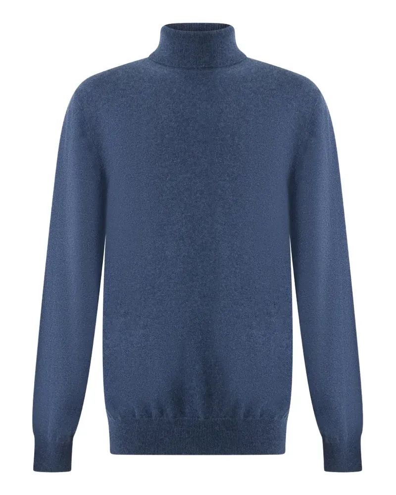Fedeli roll-neck fine-knit sweater - Blau Blau