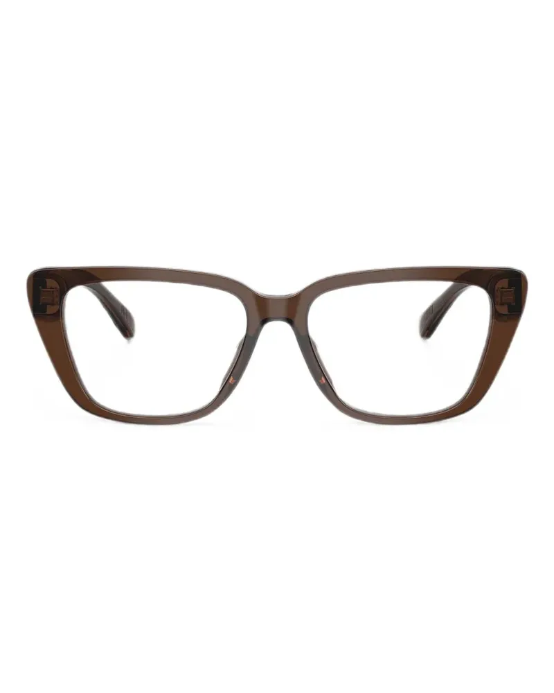 Emporio Armani Brille mit Cat-Eye-Gestell - Braun Braun