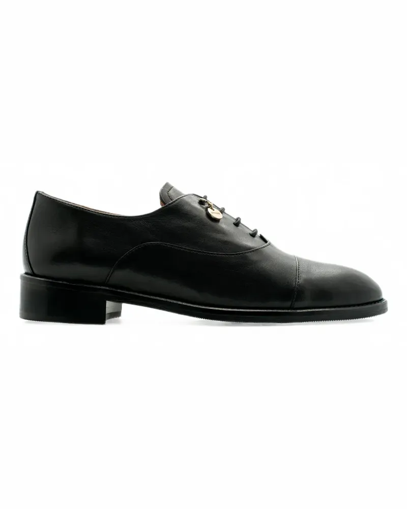 Lottusse Pina Oxford-Schuhe - Schwarz Schwarz