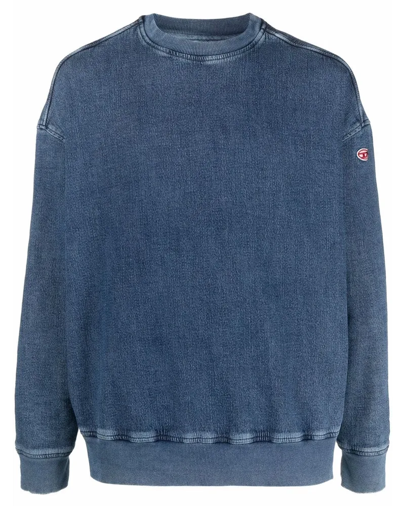 Diesel D-Krib Jeans-Sweatshirt - Blau Blau