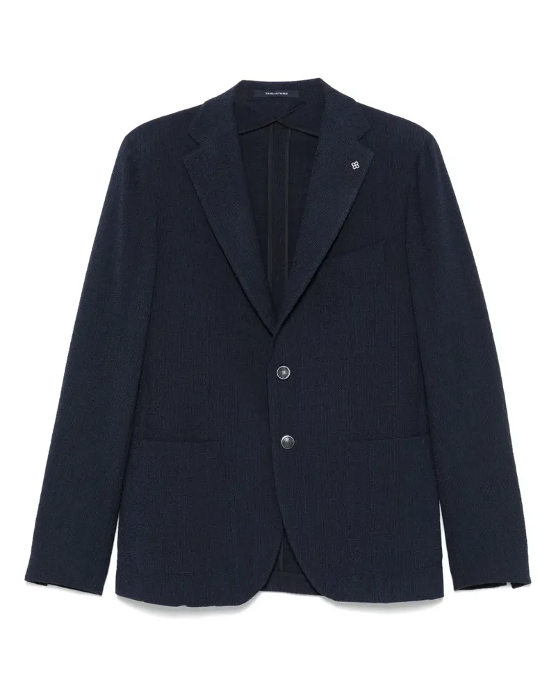 Tagliatore Strukturiertes Sakko - Blau Blau