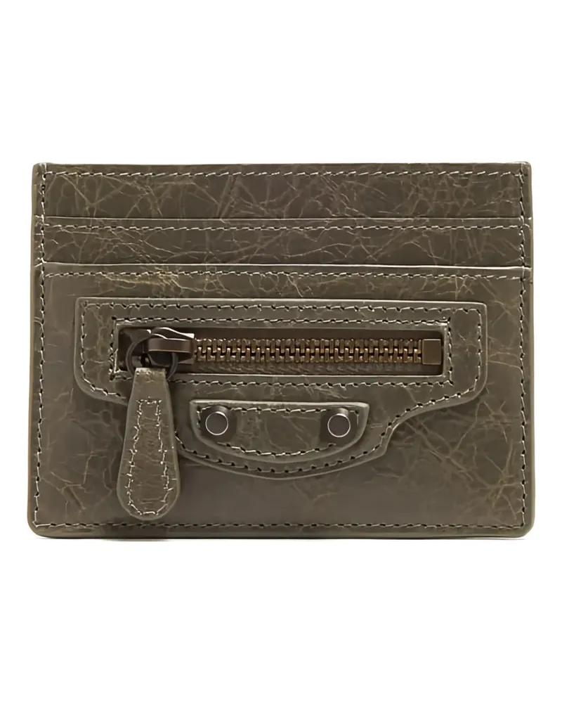 Balenciaga City zipper card holder - Grün Grün