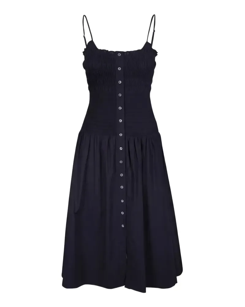 Veronica Beard Serenel Midikleid - Schwarz Schwarz