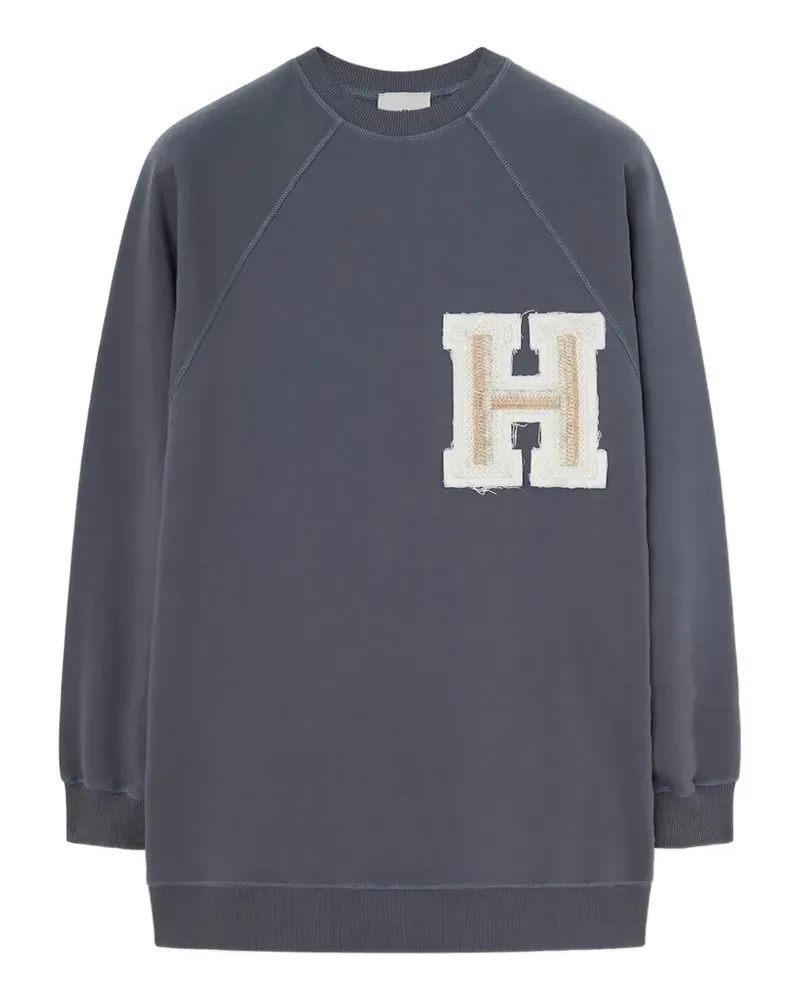 HALFBOY logo-patch sweatshirt - Grau Grau
