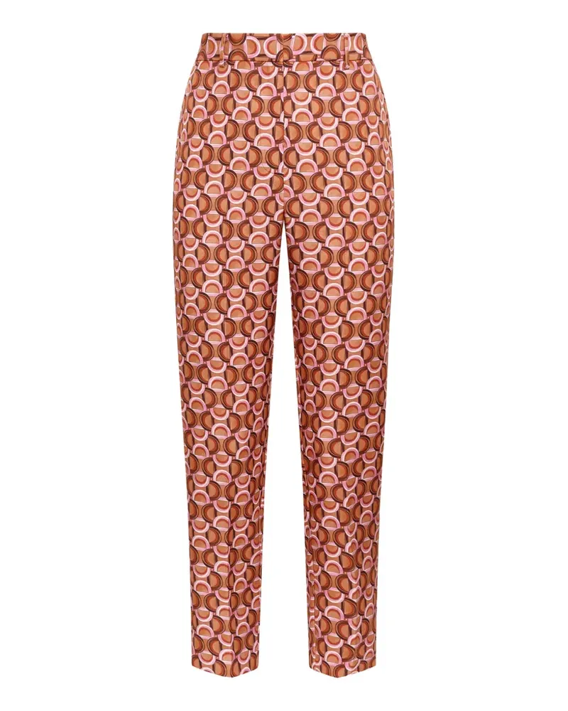 Maliparmi Graphic Orbit Tapered-Hose - Orange Orange