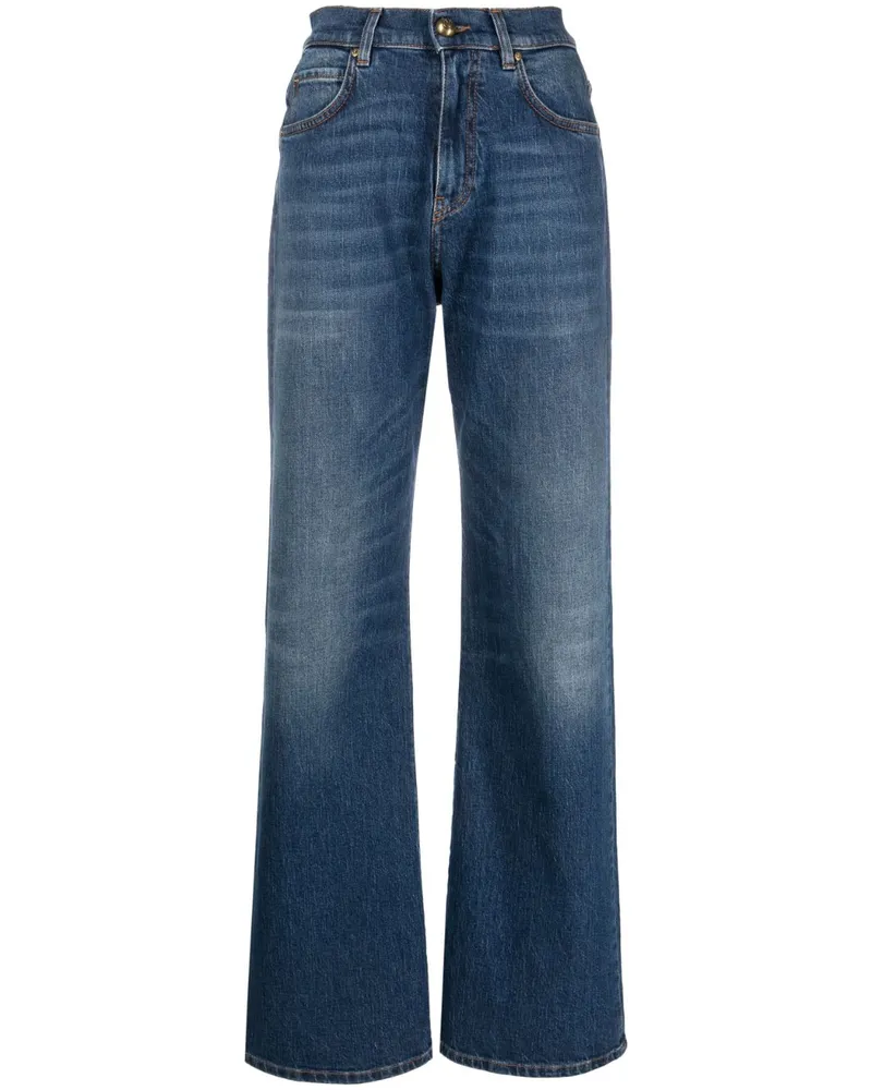 Pinko Jeans mit weitem Bein Blau