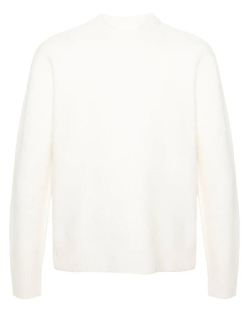 Jil Sander Pullover mit Rundhalsausschnitt - Weiß Weiß