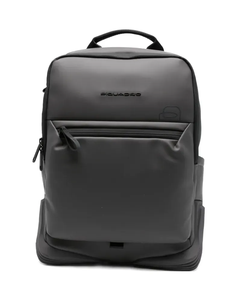 Piquadro Rucksack mit Reißverschluss - Grau Grau