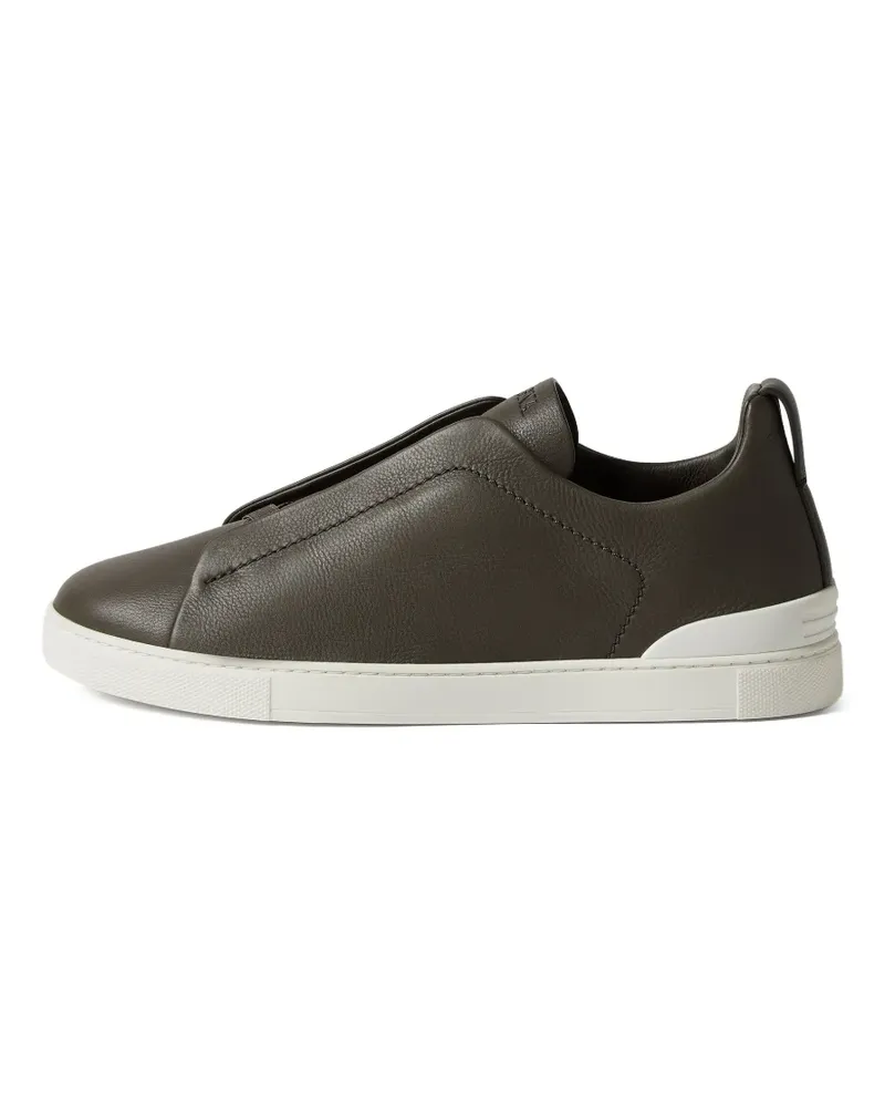 Ermenegildo Zegna Triple-Stitch Sneakers - Grau Grau