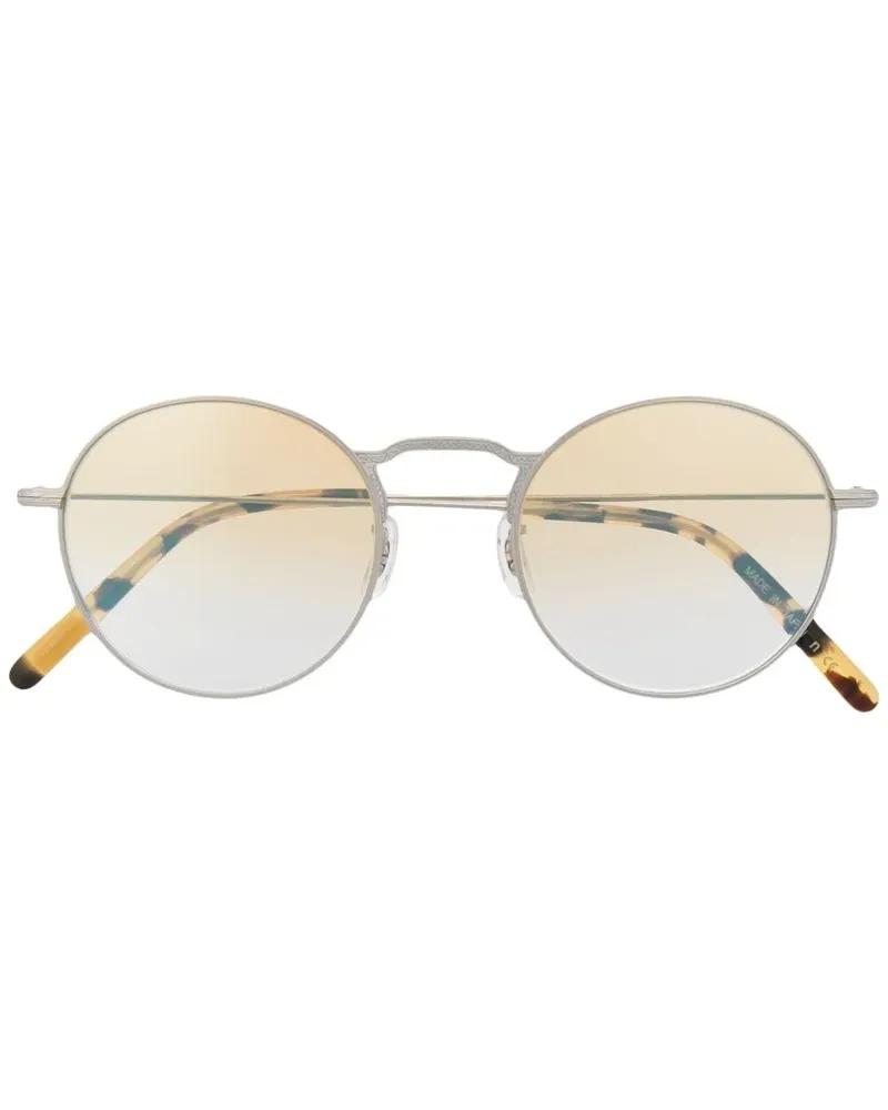 Oliver Peoples Runde Weslie Sonnenbrille - Silber Silber