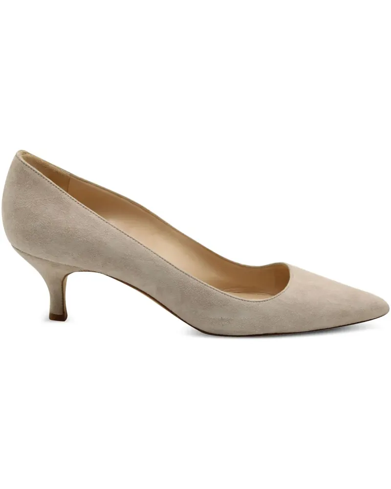 Manolo Blahnik Pumps mit spitzer Kappe - Grau Grau