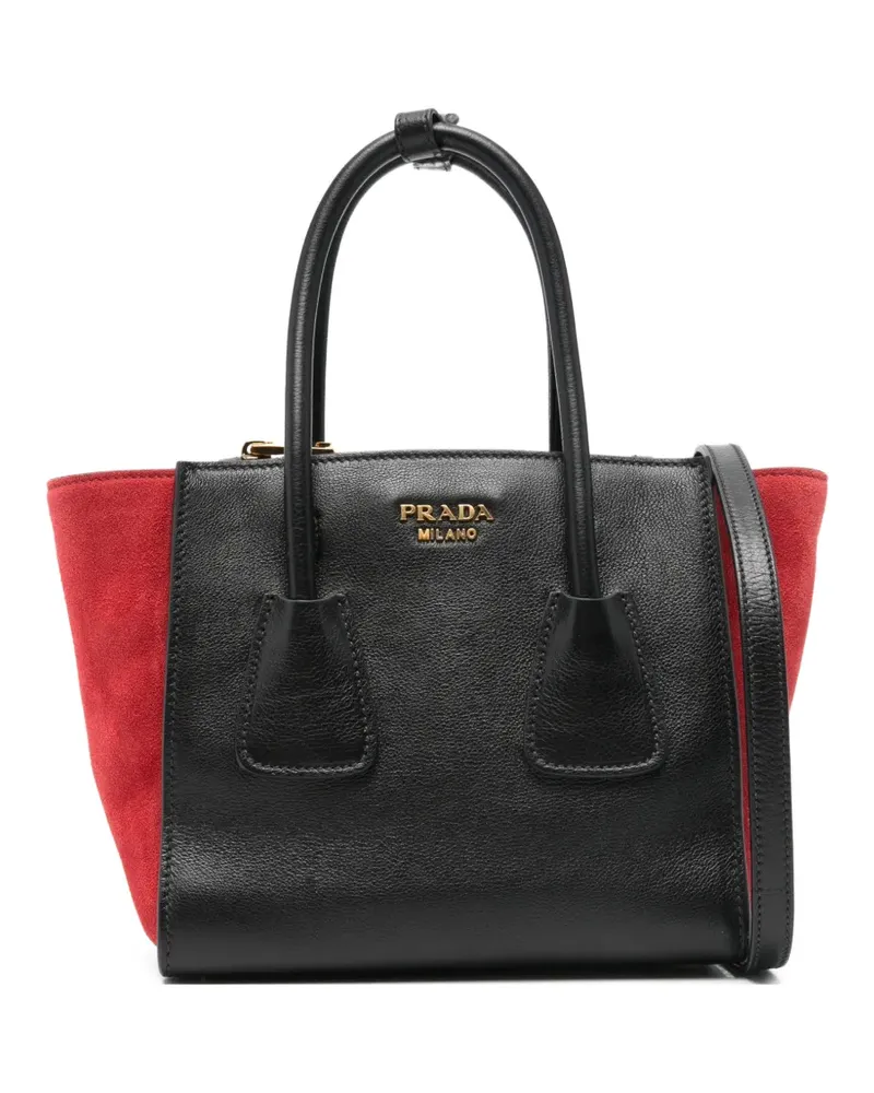 Prada Shopper mit Logo - Schwarz Schwarz