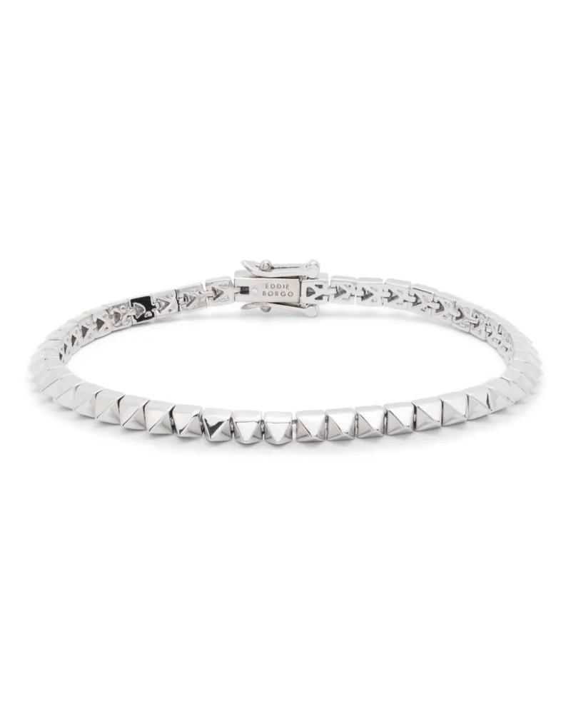 Eddie Borgo Pyramid Tennis bracelet - Silber Silber