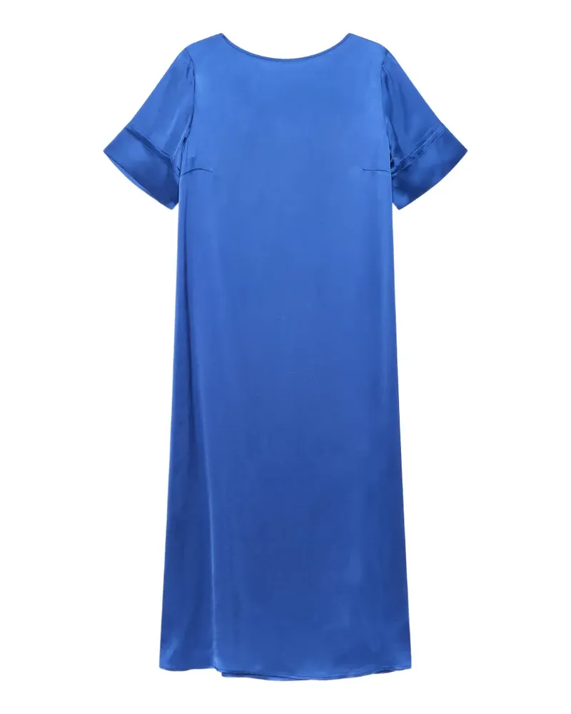 Maliparmi Kleid mit V-Ausschnitt - Blau Blau